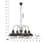 Lampa wisząca BRONX 4-punktowa 80x80x40 cm (długość łańcucha 80 cm)